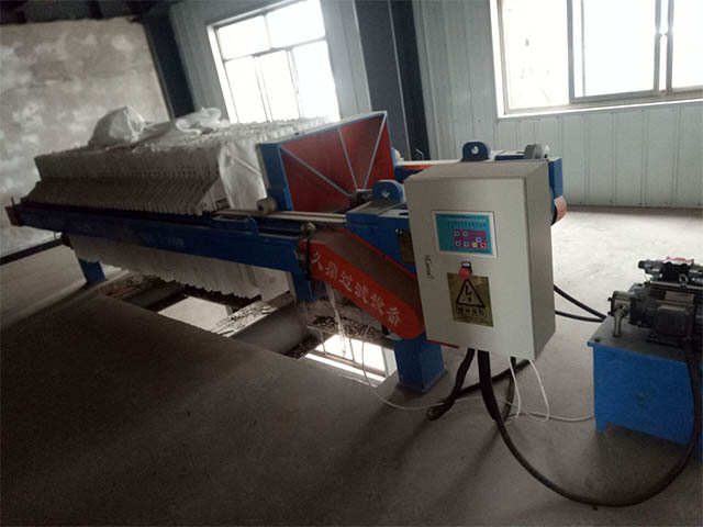 武威-壓濾機使用現場